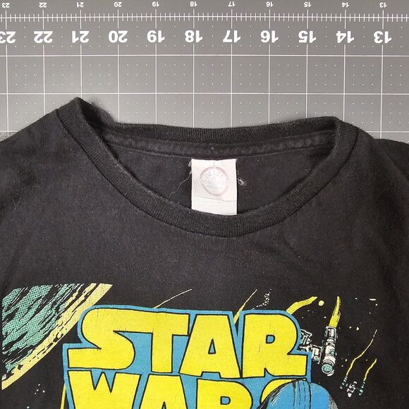 Star Wars Tshirt Large Mandalorian Baby Yoda Boba Fett Grogu Jedi - Picture 3 of 8